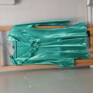 Woman's long sleeve night gown